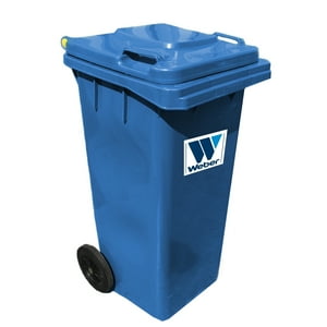 Basurero Weber 120 Lt Azul