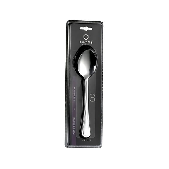 Set 6 Cucharas Para Te Luna 13cm Acero Inoxidable