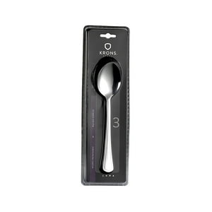 Krons - Set 6 Cucharas Para Te Luna 13Cm Acero Inoxidable