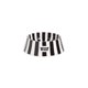 thumbnail image 1 of Plato para Mascotas Jonathan Adler Vice Woof Blanco y Negro, 1 of 4