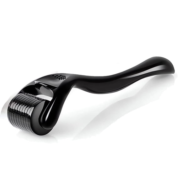 Derma Roller Wasali 540 Agujas de Titanio 0.3 mm Negro