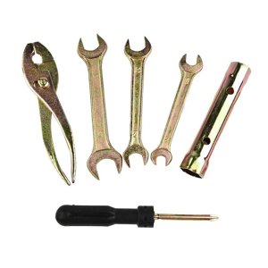 Ioensy - Kit De Herramientas De Reparación De Motocicletas, Alicates, Llave Inglesa, Portátil, Universal, Con Bolsa De Almacenamiento