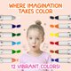thumbnail image 5 of Crayones giratorios TinyGeeks 12 unidades, lavables y no tóxicos, 5 of 6