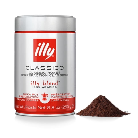Café Molido Illy Moka 100% Arabica Classico, Tostado Medio