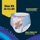 thumbnail image 3 of Ropa interior para enuresis nocturna GoodNites para niños, XS, 28 a 43 libras, 15 unidades, 3 of 8