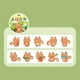 thumbnail image 1 of Get Creative with 100pcs of Cute Cartoon Animal Washi Masking Tapes for Scrapbooking, Planners, DIY Crafts and Material Decoration, 1 of 5