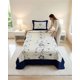 thumbnail image 5 of Cubrecama Quilt Verano Plaza y Media Bordado Floral Set Colcha Delgado, 5 of 6