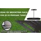 thumbnail image 3 of Soporte para Tanques de Propano RVPNR 20 lb Negro – 2 Tanques, 3 of 5