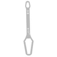 Ioensy - Llave De Doble Cabeza Herramientas Manuales Versátiles Para Mantenimiento Automotriz Llave De 3-17 Mm Plata