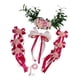 thumbnail image 1 of 9 piezas de decoraciones para el coche de boda kit de seda flor arcos de la cinta conjunto rosa melocotón, 1 of 5