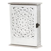 Ioensy - Caja De Llaves Multiusos De Fácil Instalación Para Entrada, Oficinas, Hogares, Color Blanco