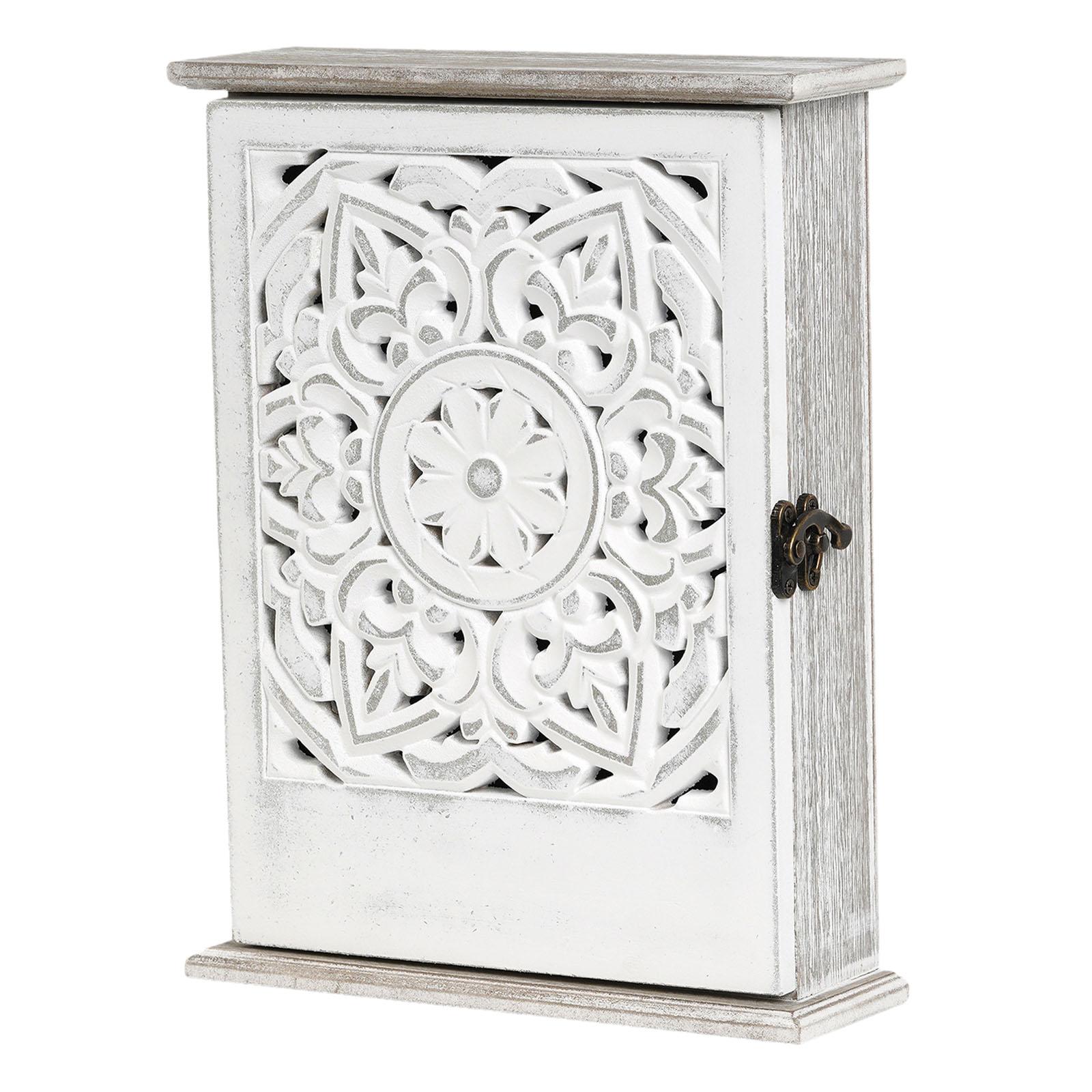 Ioensy - Caja De Llaves Multiusos De Fácil Instalación Para Entrada, Oficinas, Hogares, Color Blanco