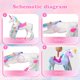 thumbnail image 4 of Muñeca de unicornio BETTINA Magic Light con princesa de 30 cm con accesorios, 4 of 9