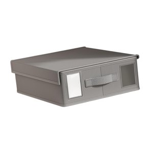 Magideal - Organizador De Sábanas Organizador De Sábanas Plegable Organizador De Sábanas Transpirable A Prueba De Polvo Contenedor De Almacenamiento Para Sábanas Gris Puro