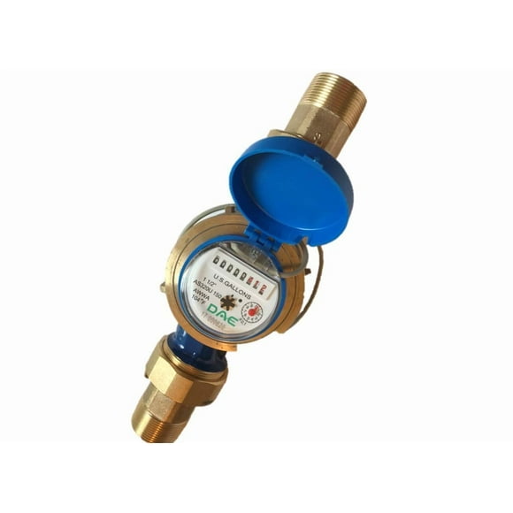 Medidor de agua DAE AS320U-150P 1,5 m³/h con salida de pulsos, latón