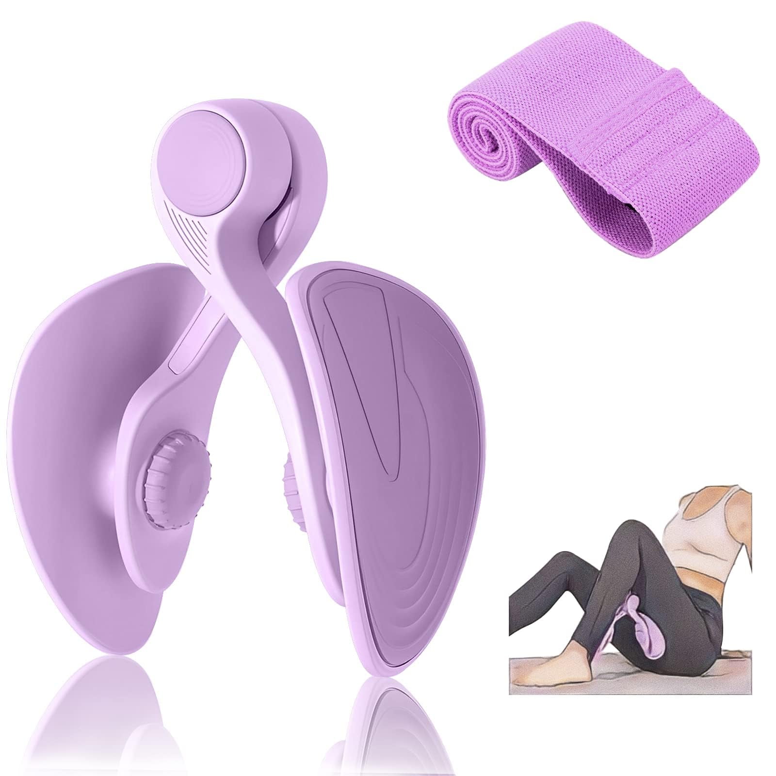 Ejercitador De Muslos Kegel Tinrief, 16 Kg, Morado, Con Correa