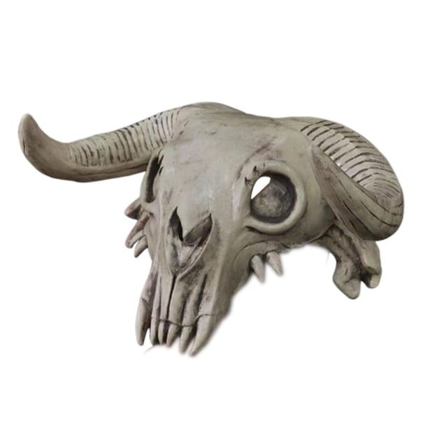 Máscara De Calavera Para Cosplay De Halloween, Máscara De Cabeza De Oveja Para Fiesta, Carnaval, Juego De Simulación
