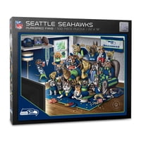 Puzzle Youthefan Nfl Seattle Seahawks Purebred Fans, 500 Unidades