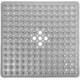 thumbnail image 1 of Alfombrilla de ducha y bañera Yimobra, antideslizante, 53 x 53 cm, color gris transparente, 1 of 7