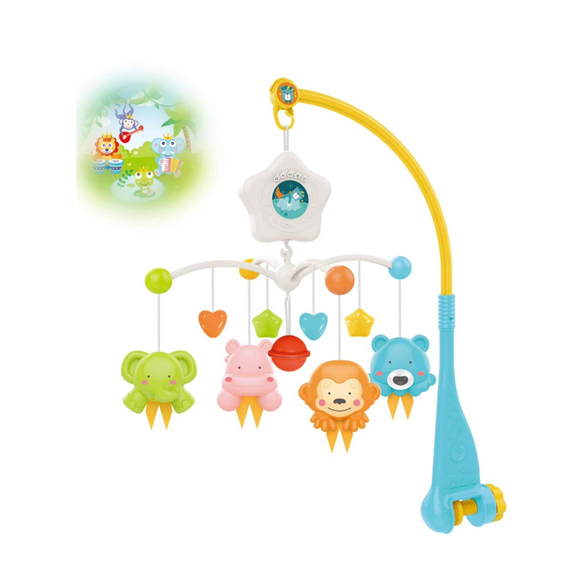 Chiquillos.cl - Movil Para Cuna Giratorio Bebe Con Música Juguete Cochecito