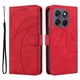 thumbnail image 1 of Funda tipo cartera con tapa para Motorola MOTO G77 5G con tarjetero, soporte y cubierta magnética Rojo, 1 of 4