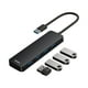 thumbnail image 1 of Adaptador HUB 15cm USB-A a USB 3.0 X 4 - 5 Gbps - Baseus UltraJoy Series - Negro, 1 of 11