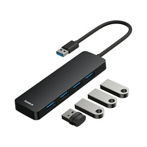 Adaptador Hub 15Cm Usb-A A Usb 3.0 X 4 - 5 Gbps - Baseus Ultrajoy Series - Negro