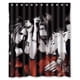 thumbnail image 1 of Cortina de ducha de The Gazette Band, juego de cortinas de baño con ganchos, tamaño 60 x 72 pulgadas, 1 of 3