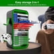 thumbnail image 5 of 15.8 In Game Storage Tower Compatible With PS5/ Xbox Series S & X/ Switch, Universal Video Game Disc Organizer 18 In 1 With 4 Controller Brackets, Game Disk Box Bracket-Negro/Verde, 5 of 9