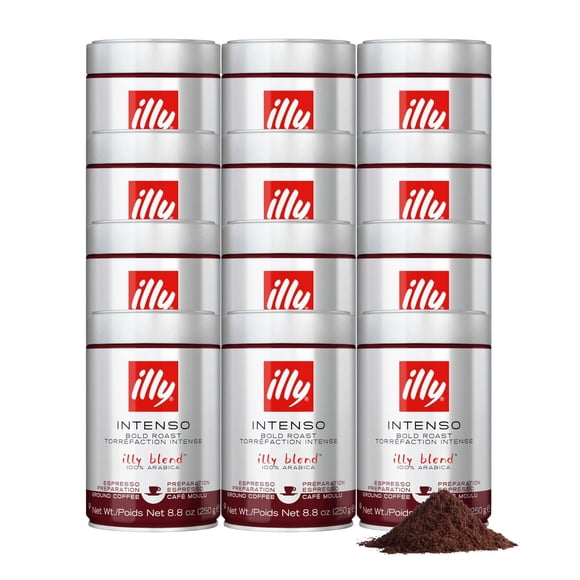 Café illy Intenso Tostado Oscuro Molido Espresso 250g