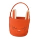 thumbnail image 2 of Cesta De Pascua Tejida Con Orejas De Conejo, Organizador De Almacenamiento Para Niños, Niñas Y Niños, Color Naranja, 2 of 5
