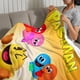 thumbnail image 3 of Pac-Man anti-pilling, suave, ligera, esponjosa y acogedora de lujo para hogar y cocina – Perfecta para niños y adultos, 100 x 150 cm, 3 of 6