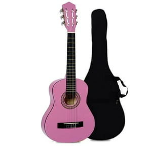 Guitarra Clasica Nino Pink + Bolso Alaguez