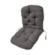 thumbnail image 3 of Cojín Para Respaldo De Asiento Al Aire Libre, Cojín Para Silla Mecedora De Temporada Para Primavera Y Verano, Gris Oscuro, 3 of 5