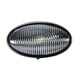 thumbnail image 4 of Luz de porche LED ovalada Arcon 20681 con interruptor, negra, 4 of 6