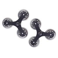 Magideal - 2 Piezas De Ruedas Para Subir Escaleras, Conjunto De Ruedas Para Carrito, Fácil Instalación, Ruedas Para Carretilla De Mano, Ruedas Para Carrito De Co
