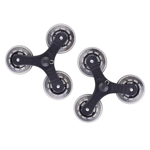 Magideal - 2 Piezas De Ruedas Para Subir Escaleras, Conjunto De Ruedas Para Carrito, Fácil Instalación, Ruedas Para Carretilla De Mano, Ruedas Para Carrito De Co