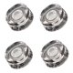thumbnail image 2 of Tono De Guitarra Eléctrica De 4 Piezas Y Perillas De Volumen Para Bass Les Pauls Clear, 2 of 3