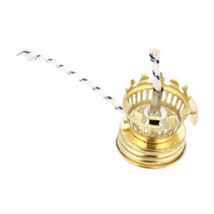 Bothyi - Reemplazo De La Lámpara De Aceite Del Accesorio Del Sello De La Lámpara De La Aleación De Aluminio Del Quemador De La Lámpara De Aceite Retro