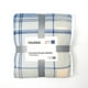 thumbnail image 3 of Frazada Polar-Sherpa Estampada 1.5 P Tartan Azul, 3 of 3