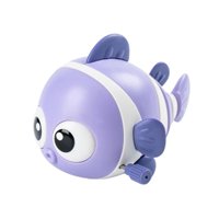 Magideal - Juguetes De Baño De Peces De Cuerda, Juguete De Agua Para Nadar, Regalo Educativo, Juguete Interactivo, Juguetes De Animales De Dibujos Animados, Jugu , Violeta