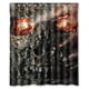 thumbnail image 1 of Cortina de ducha Terminator Genisys, juego de cortina de baño con ganchos, tamaño 60 x 72 pulgadas, 1 of 3
