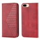 thumbnail image 1 of Funda Flip FOXDOCK para iPhone 7/8 , Estilo Billetera con Diseño Rombo, Correa de Mano y Soporte, Uso Diario, 1 of 5