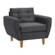 thumbnail image 2 of Sofa Bote 1c Felpa 04 Gris, 2 of 6
