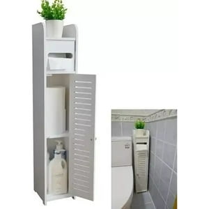 Leon Import - Estante De Baño Organizador 3 Compartimientos Blanco
