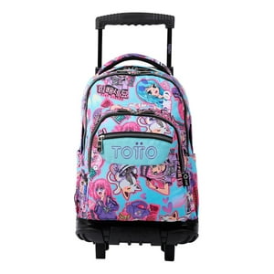 Mochila Urbana Notebook Escolar Ruedas Totto Classic Niña