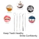 thumbnail image 3 of Juego de palillos de dientes portátiles de acero inoxidable de bolsillo, para picnics al aire libre, camping y viajes., 3 of 5