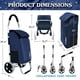 thumbnail image 3 of Carrito de compras plegable Utrolley, grande, 40 litros de capacidad, azul, 3 of 8