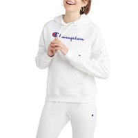 Sudadera Con Capucha Champion Script Fleece Para Mujer, Corte Holgado
