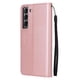 thumbnail image 4 of Funda Cartera para Samsung Galaxy S22 5G con Tarjetero, Soporte y Cordón - Protección Oro rosa, 4 of 5